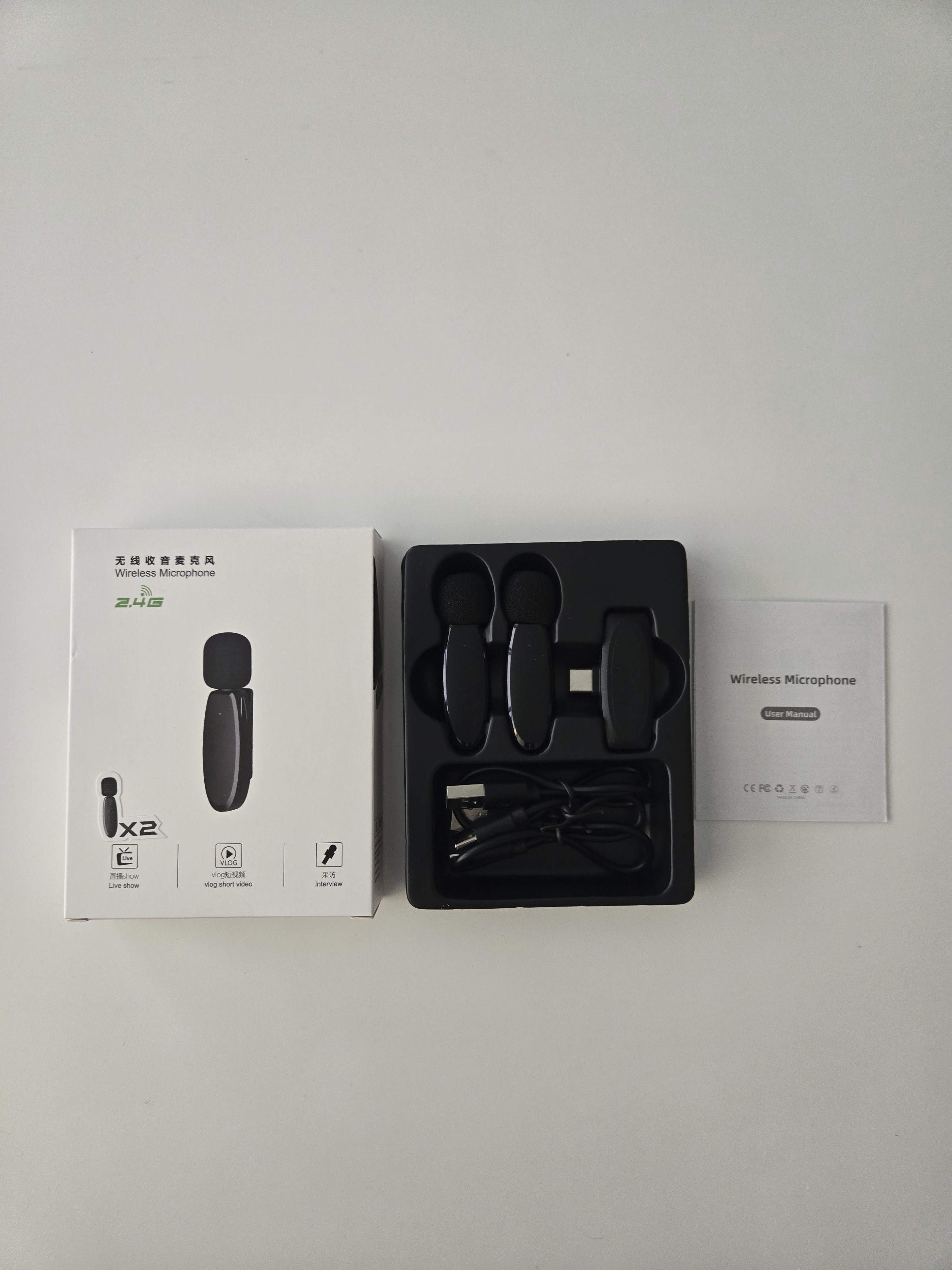 Wireless microphone with windscreen(USB C). - photo 2