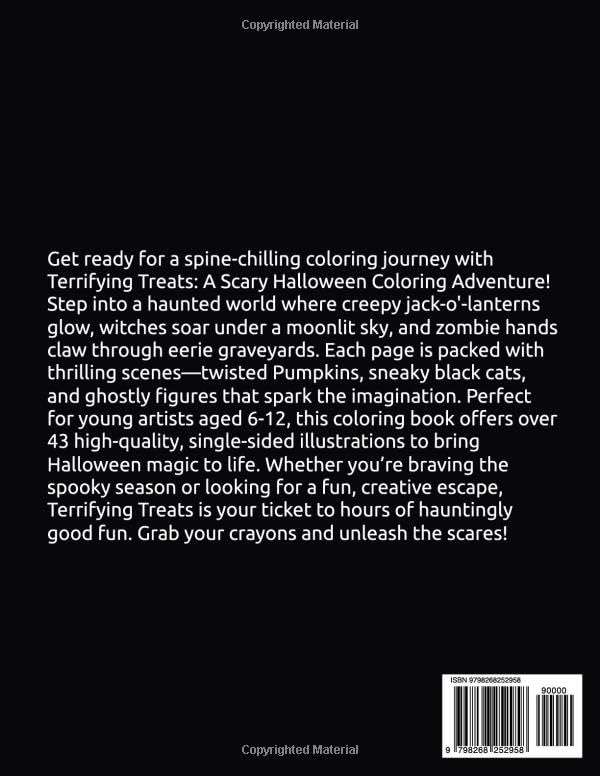 Terrifying Treats: A Scary Halloween Coloring Adventure - photo 2