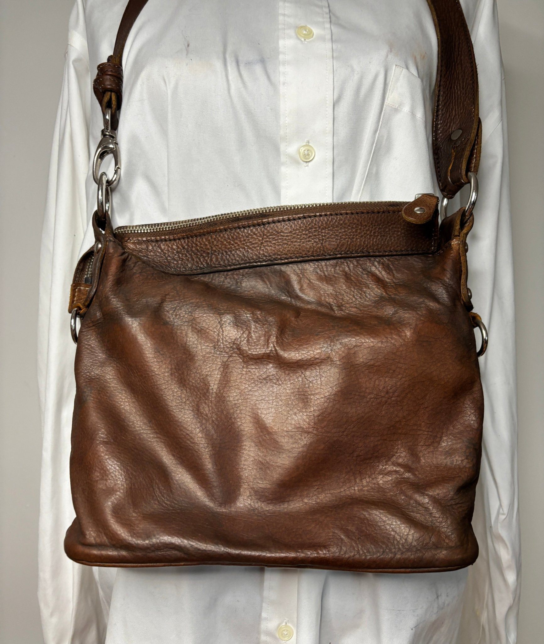 Roots Tribe Brown Leather Purse - photo 2