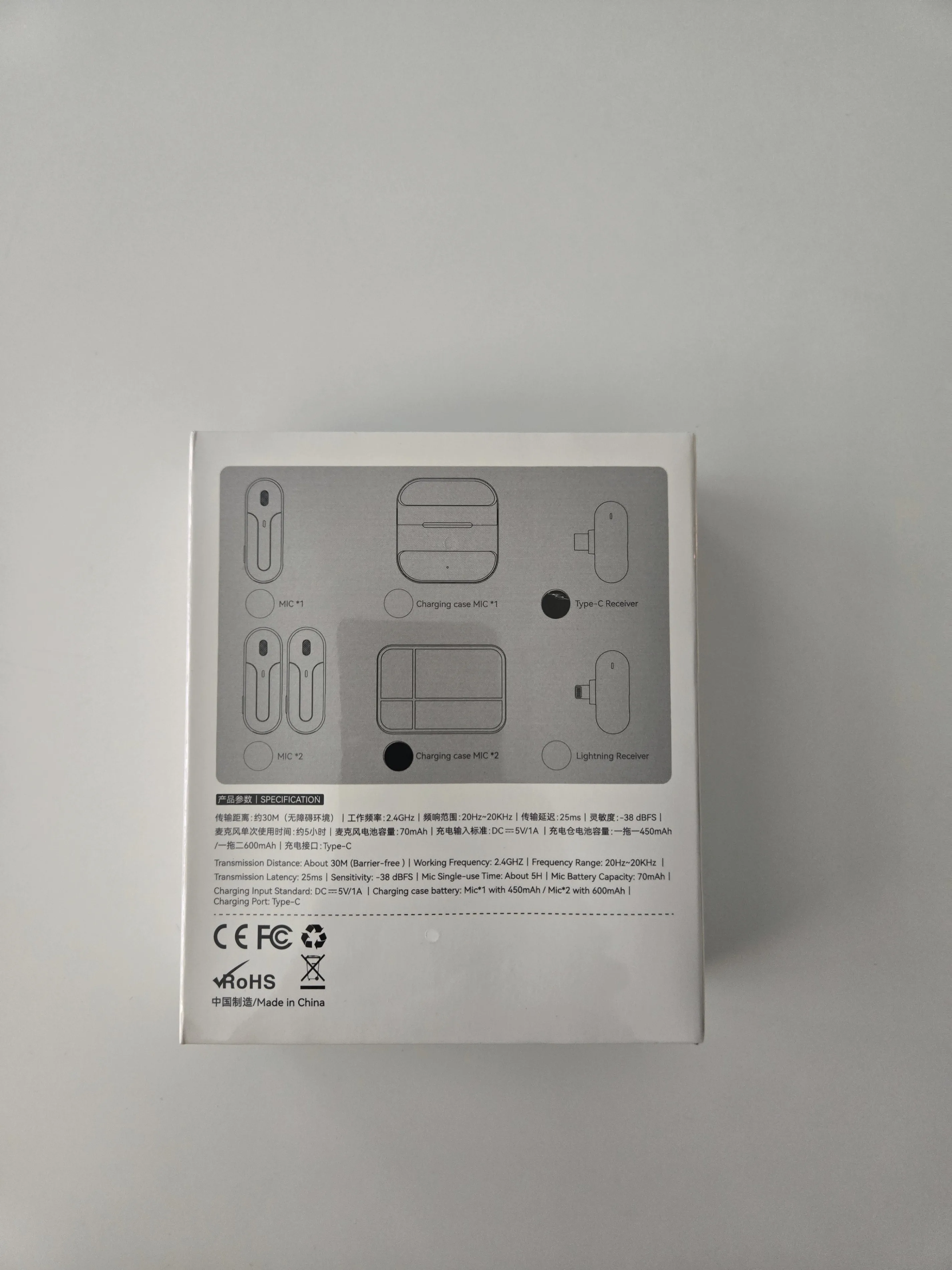 Wireless Microphone (two microphones) new from the factory! image indicator(7)