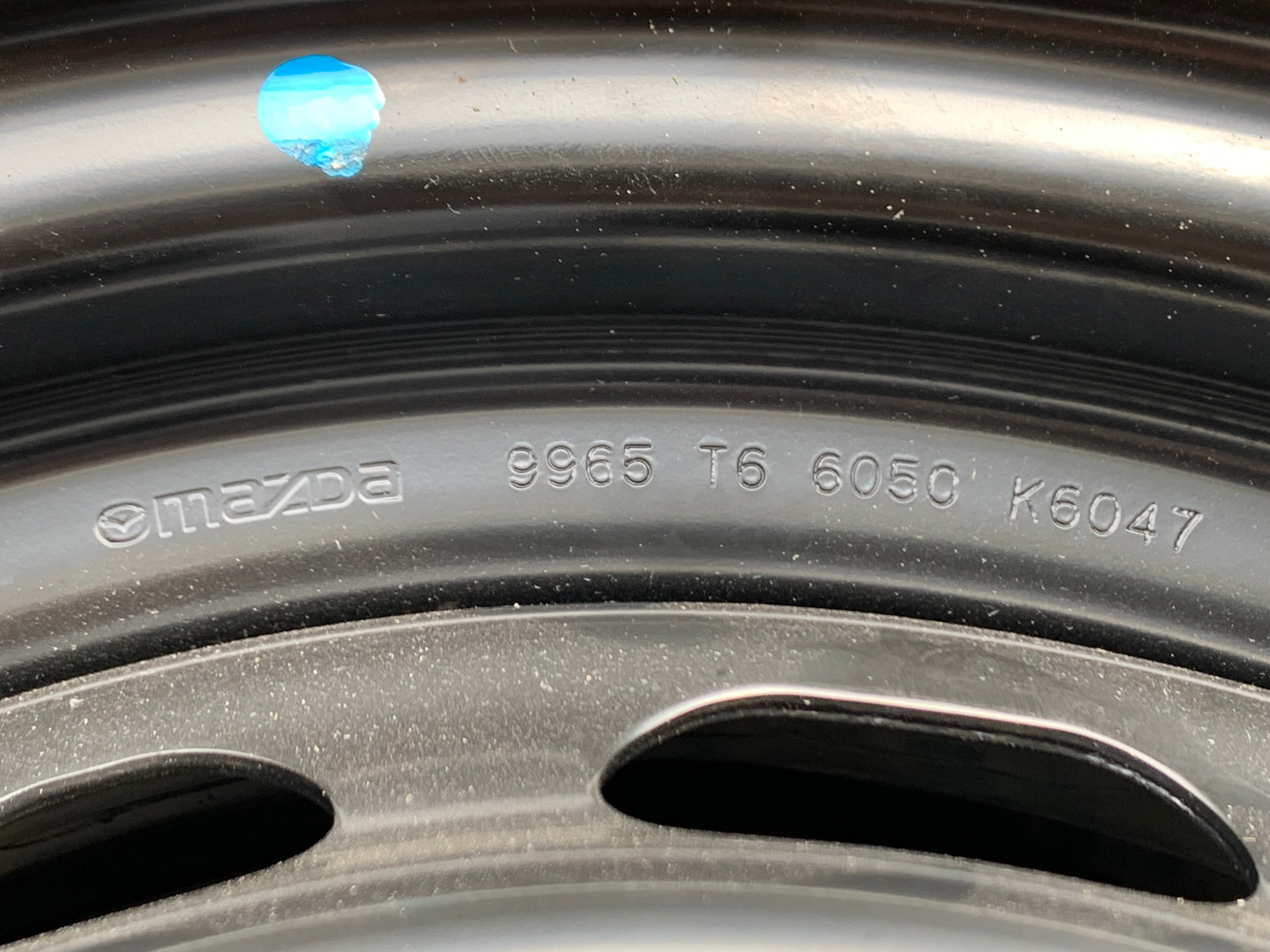 Set of Brand new Factory Steel Mazda 2 15X6" 4x100 ET45 rims - photo 3