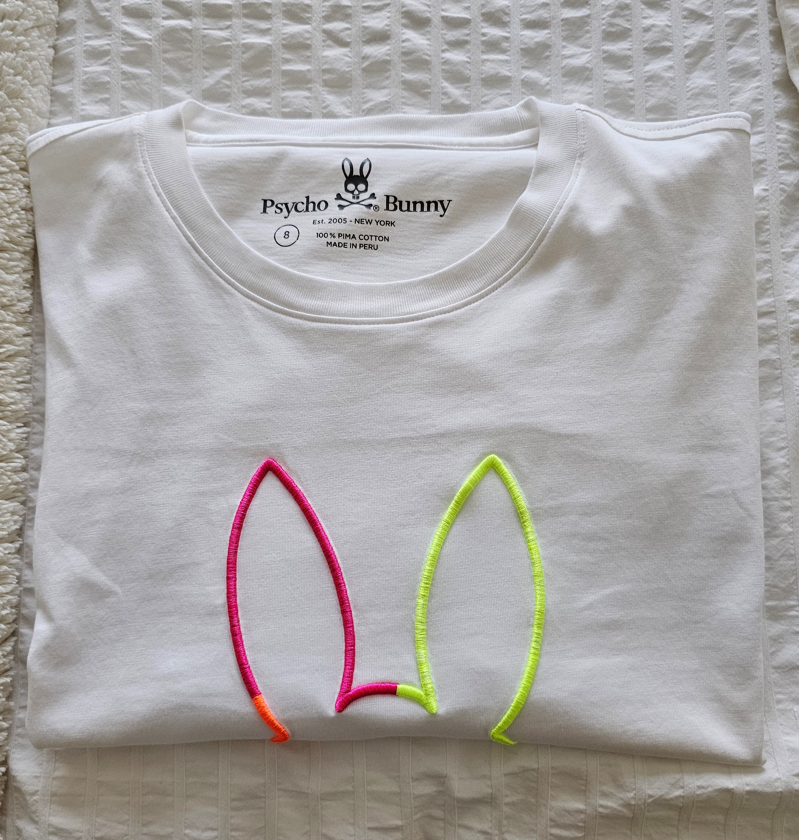 "Psycho Bunny" White Designer Shirt - photo 4