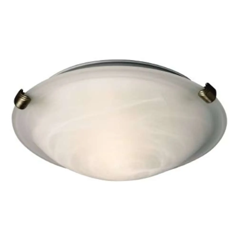 Hampton Bay 2-Lights Flushmount Ceiling Light image indicator(4)