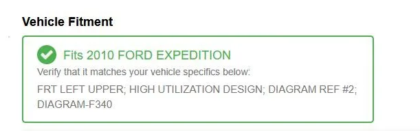 2010 FORD EXPEDITION MOOG- CK80306 - Control Arm With Ball Joint image indicator(4)