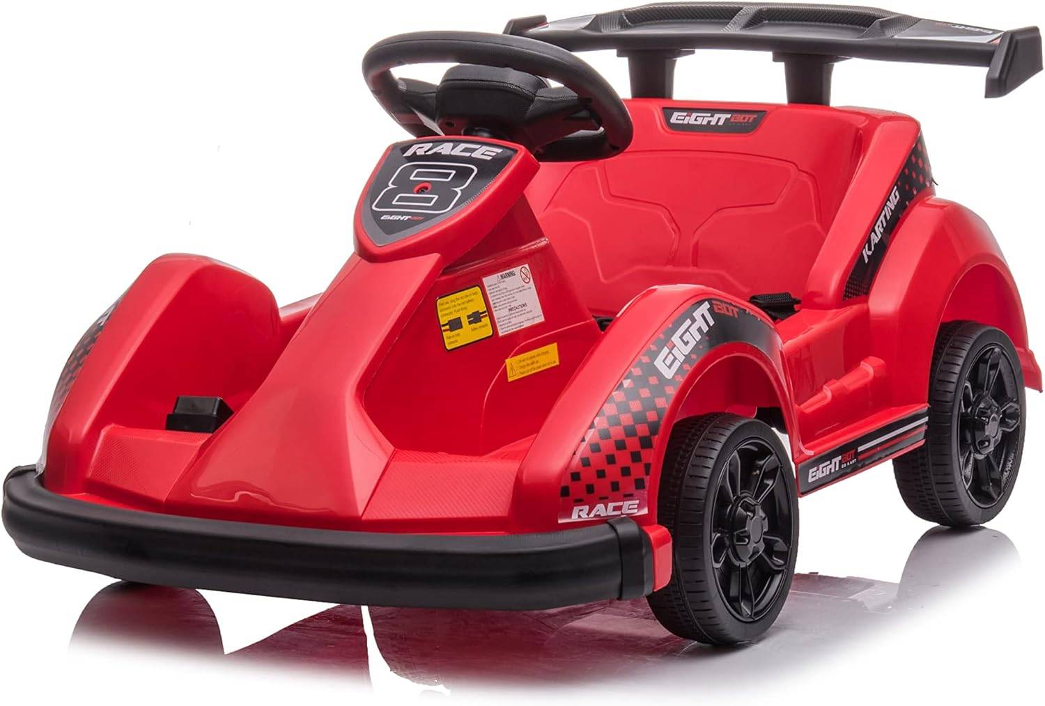 6V Ride on Car with Safety Belt, Powered Electric Car