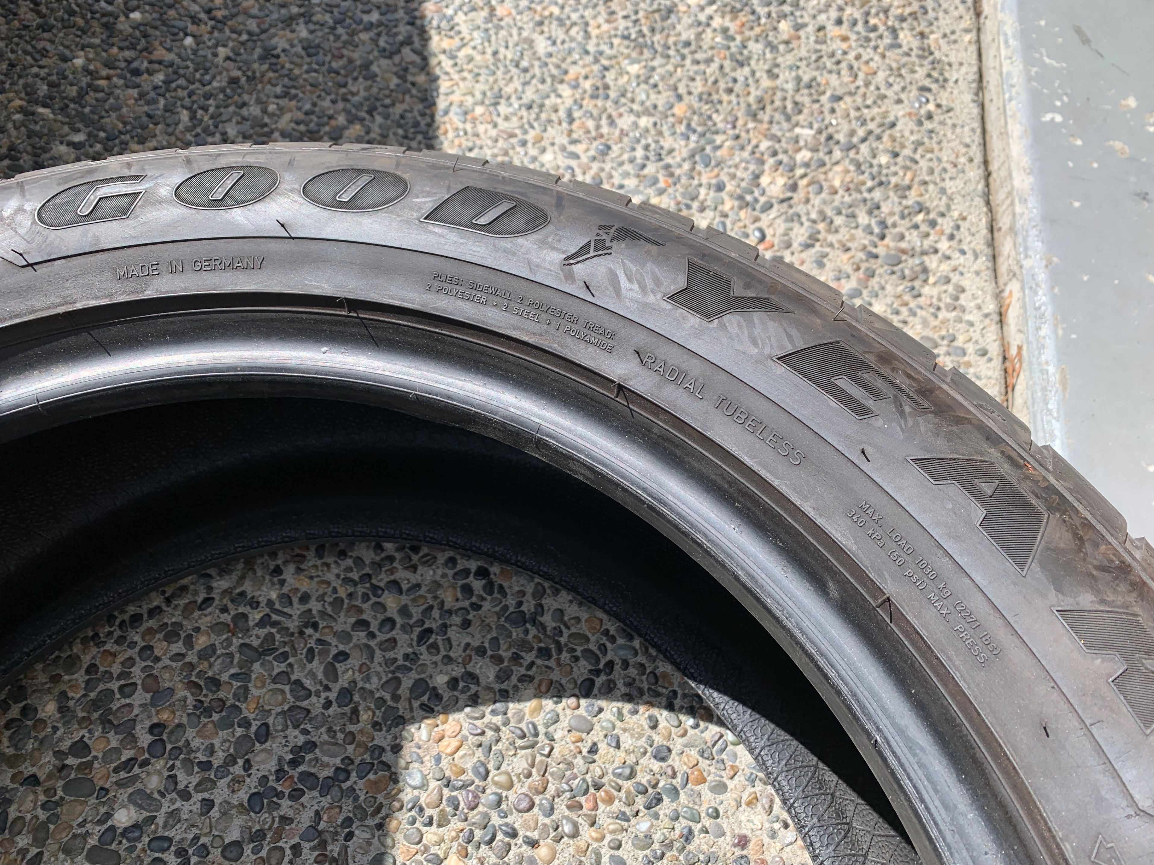 1 X single 255/50/20 M+S Goodyear Eagle Sport AO with 85% tread - photo 5