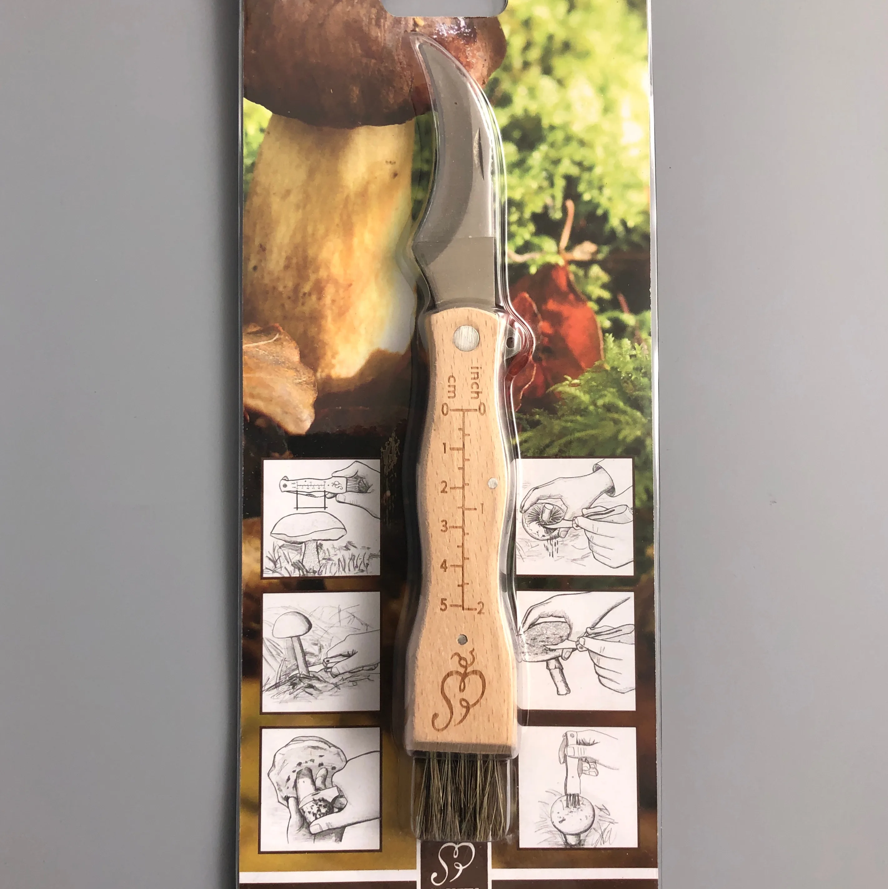 Pro Mushroom Foraging/Hunting Brush & Knife Tool thumbnail
