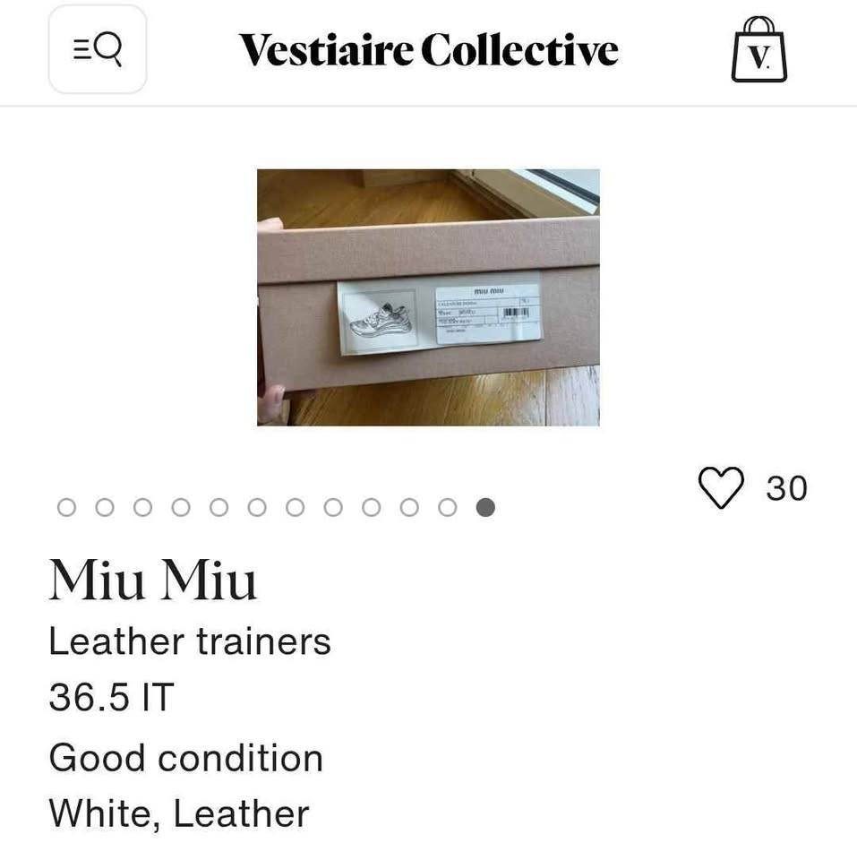 Miu miu white sneakers - photo 2