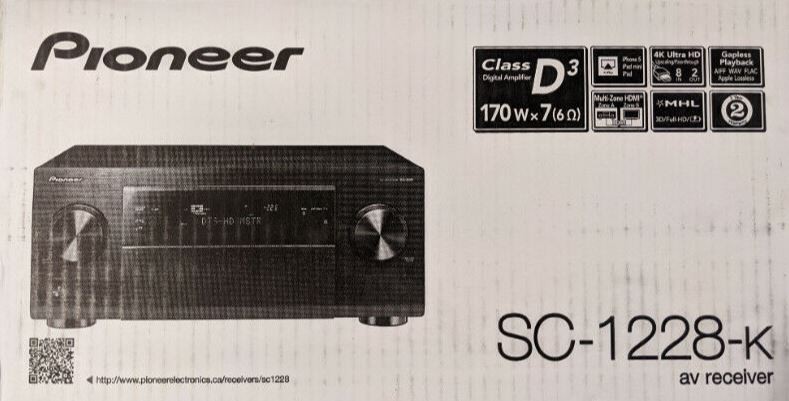 Pioneer SC-1228-K - 7.2 Channel Home Theater Network Receiver - photo 3
