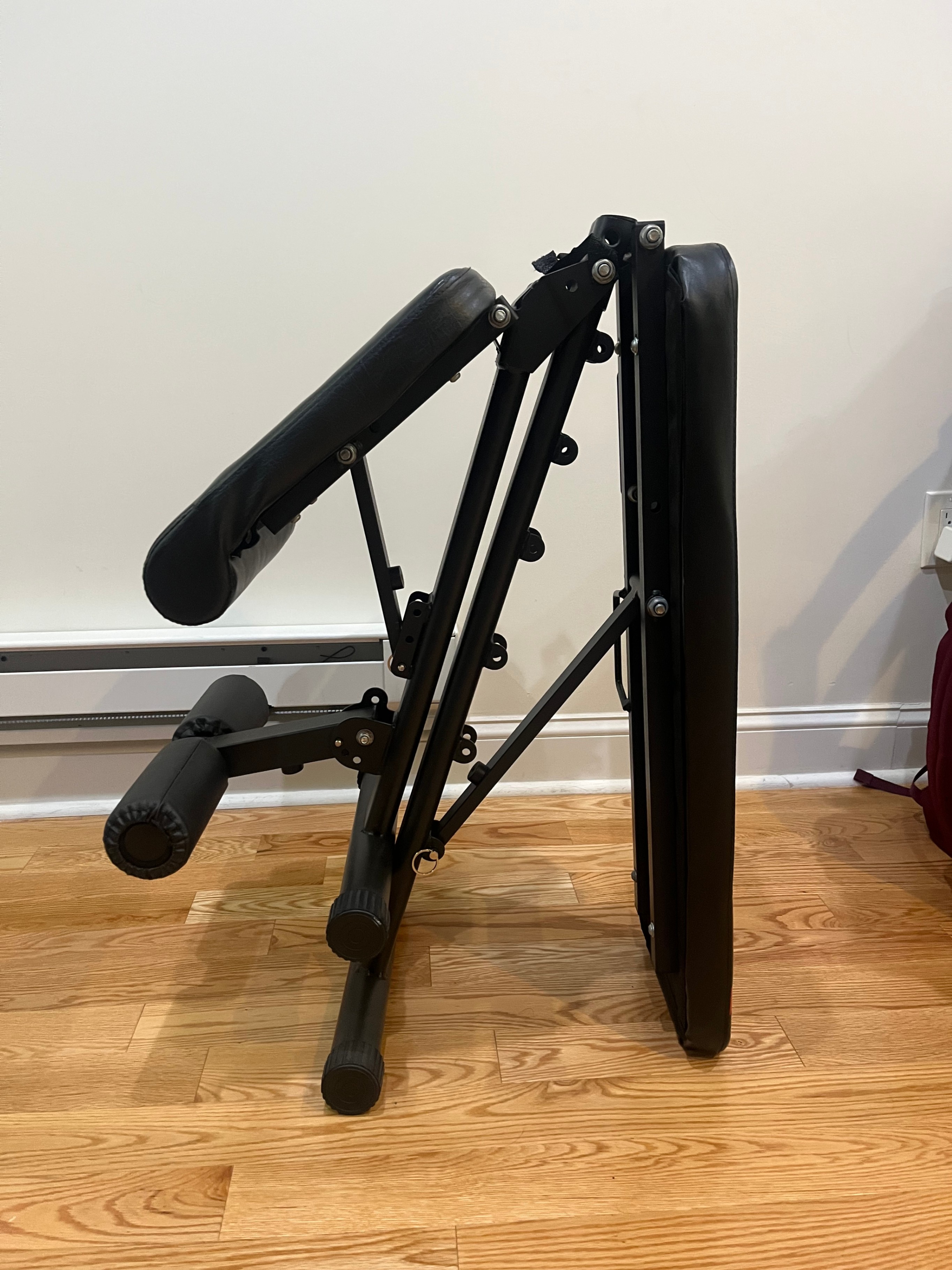 Adjustable Weight Bench + 2 Sets of Dumbbells (Total 76 lbs) - photo 2
