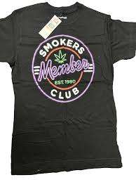 The Smokers Club, Members Shirt, Neon Shirt , Size Small