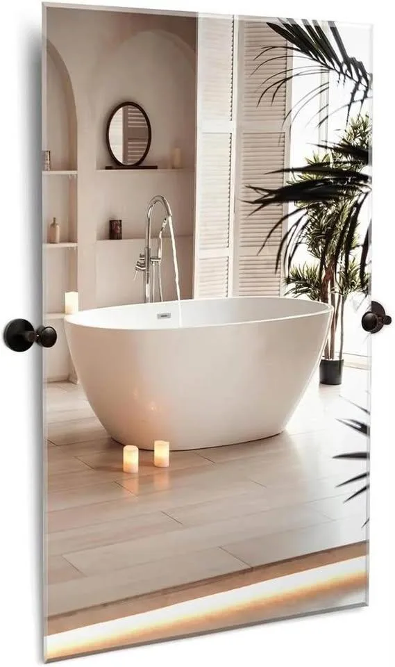 Frameless Pivot Mirror 20x30 inch image indicator(2)