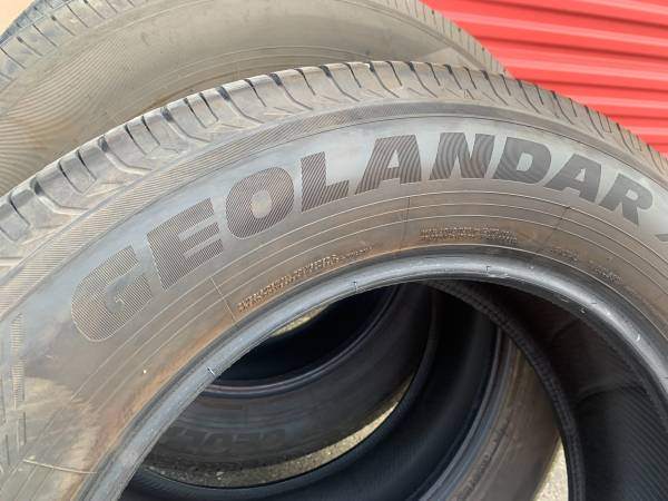 SET of 265/60/20 M+S 112H Yokohama Geolandar X-CV GO57 90% tread - photo 4