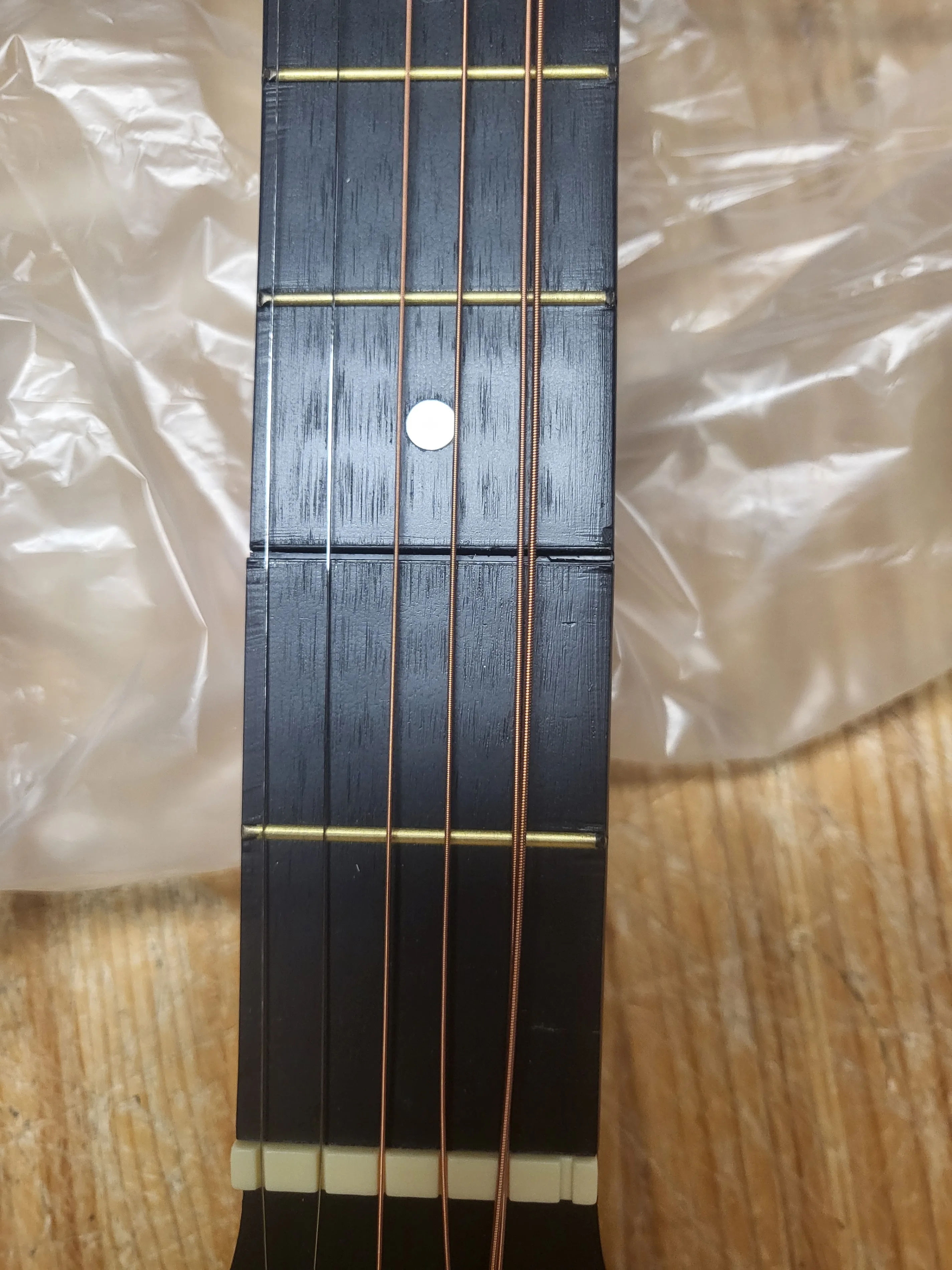 Acoustic Guitar with Broken Neck – For Parts, Repair, or Display image indicator(3)