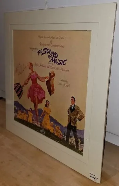RARE Julie Andrews Signed Sound of Music Album Cover w/ COA image indicator(5)