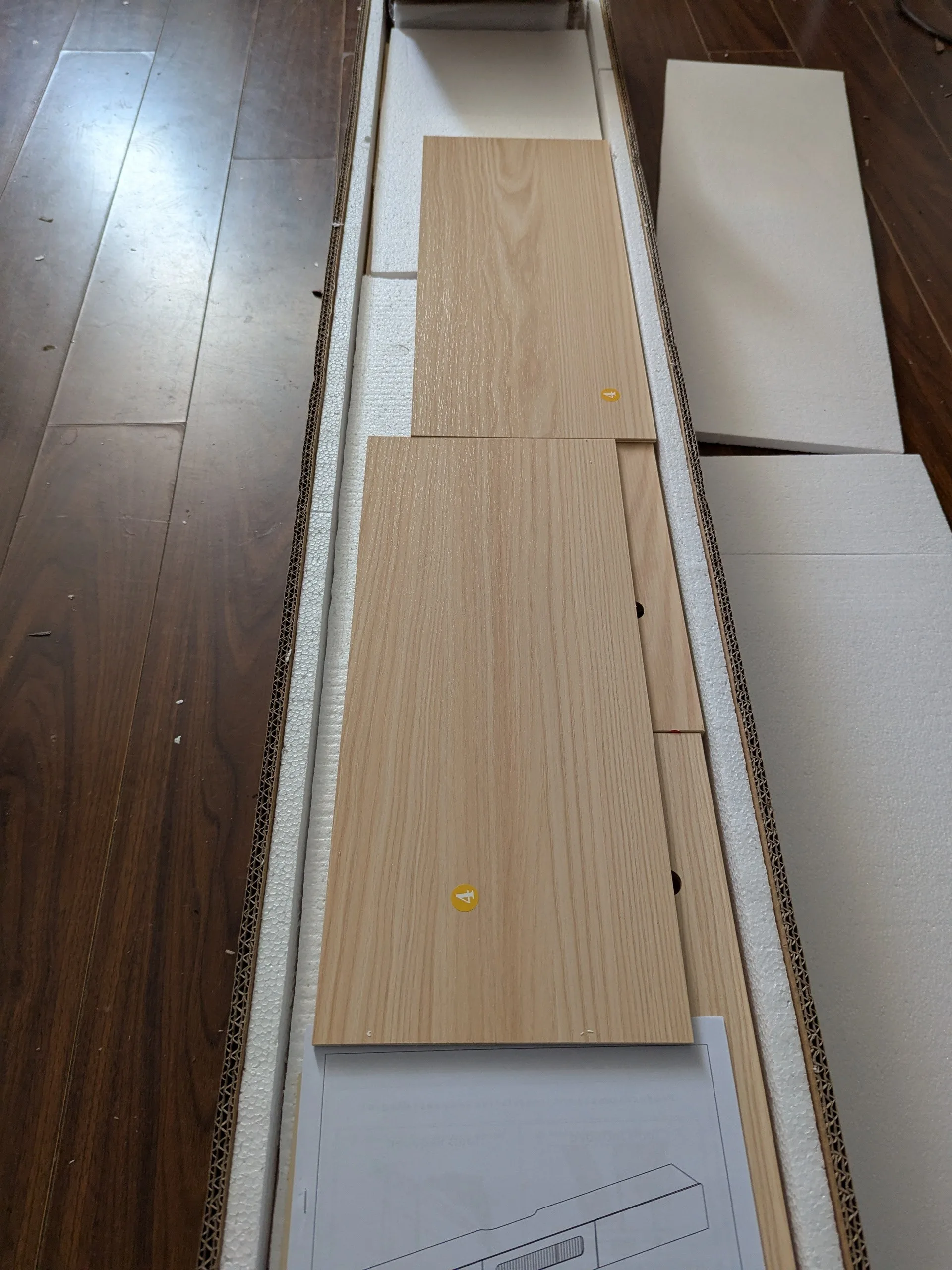 Bixiaomei Floating TV Stand with LED Lights 63'' Wall Mounted TV image indicator(6)