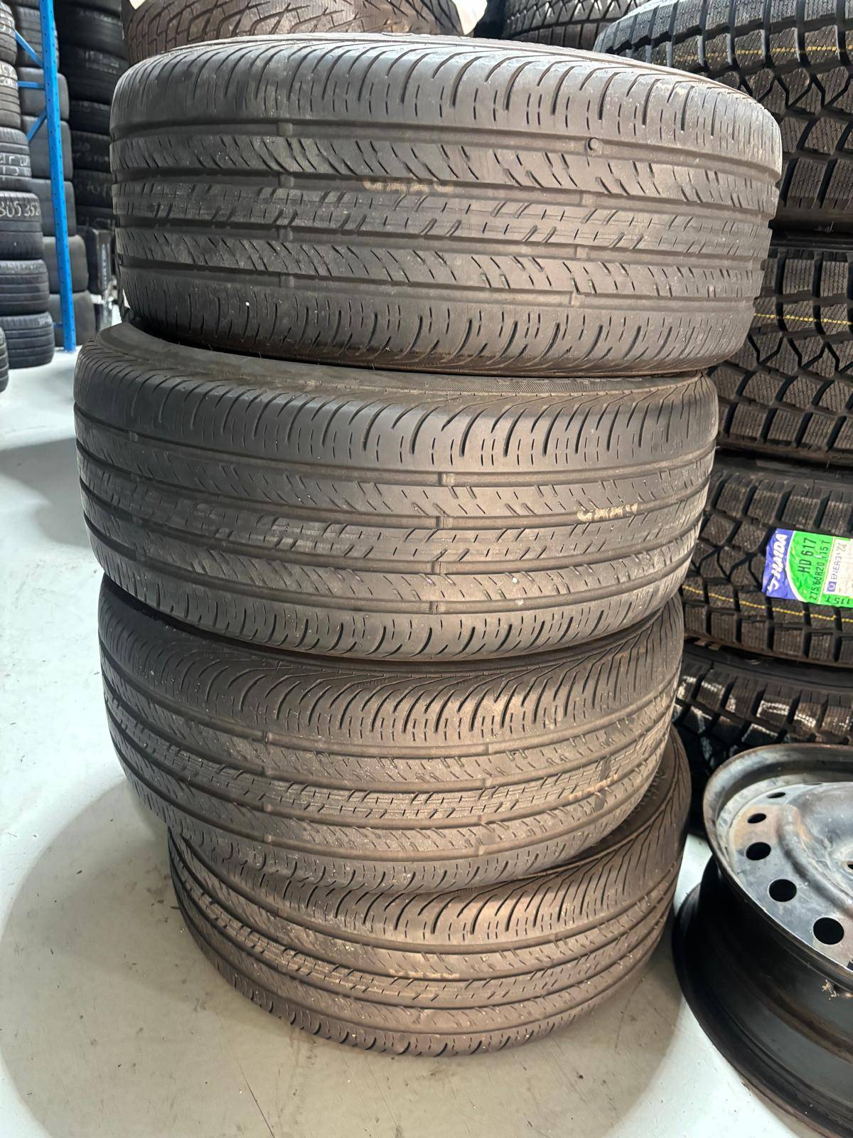 4 used 235/55/R17 Continental A/S–Escape/GLA/Tiguan/CTS/MKS
