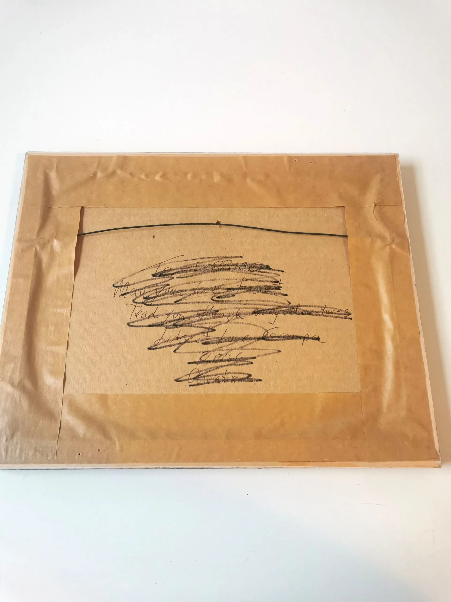 VINTAGE Robert Duncan Print "Out in the Pasture" Girl Cow Geese image indicator(10)