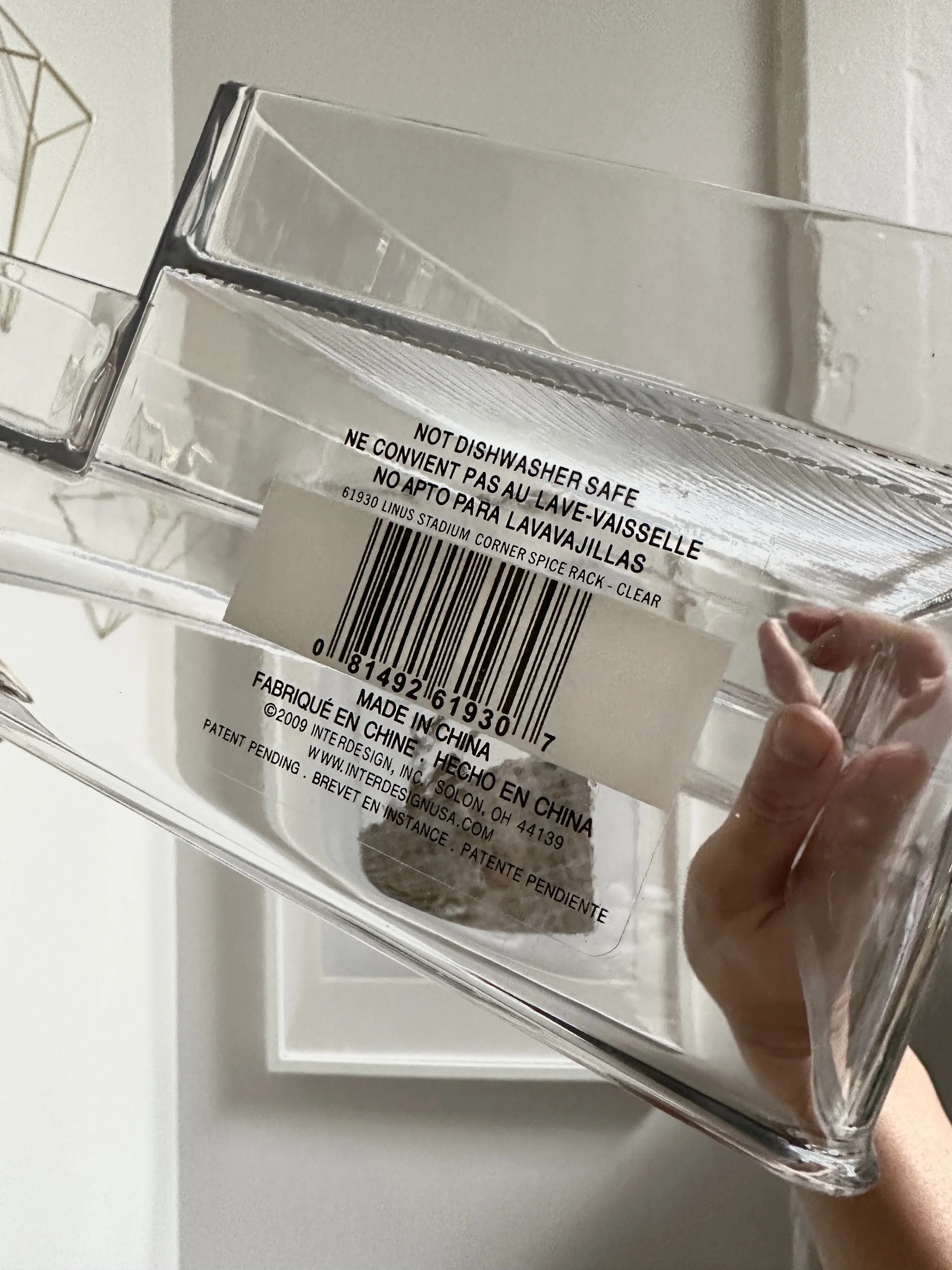 Plastic Spice Rack, 3-Tiered Corner Kitchen Storage Organizer image indicator(2)