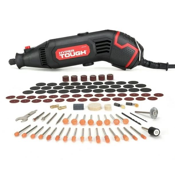 Hyper Tough 1.5 Amp Corded Rotary Tool Variable Speed - photo 3