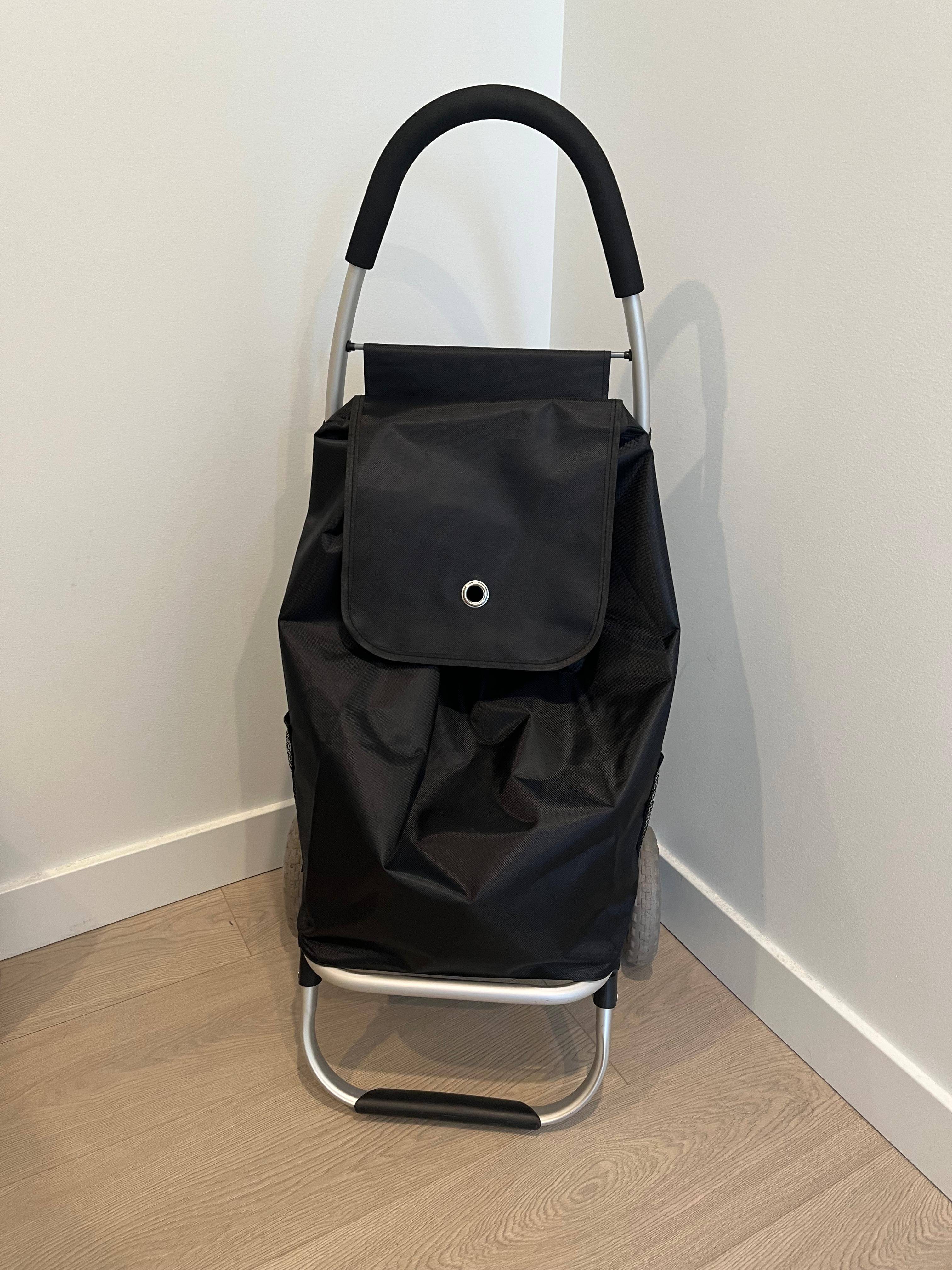 Mainstays 1-Compartment Deluxe Shopping Cart - photo 3