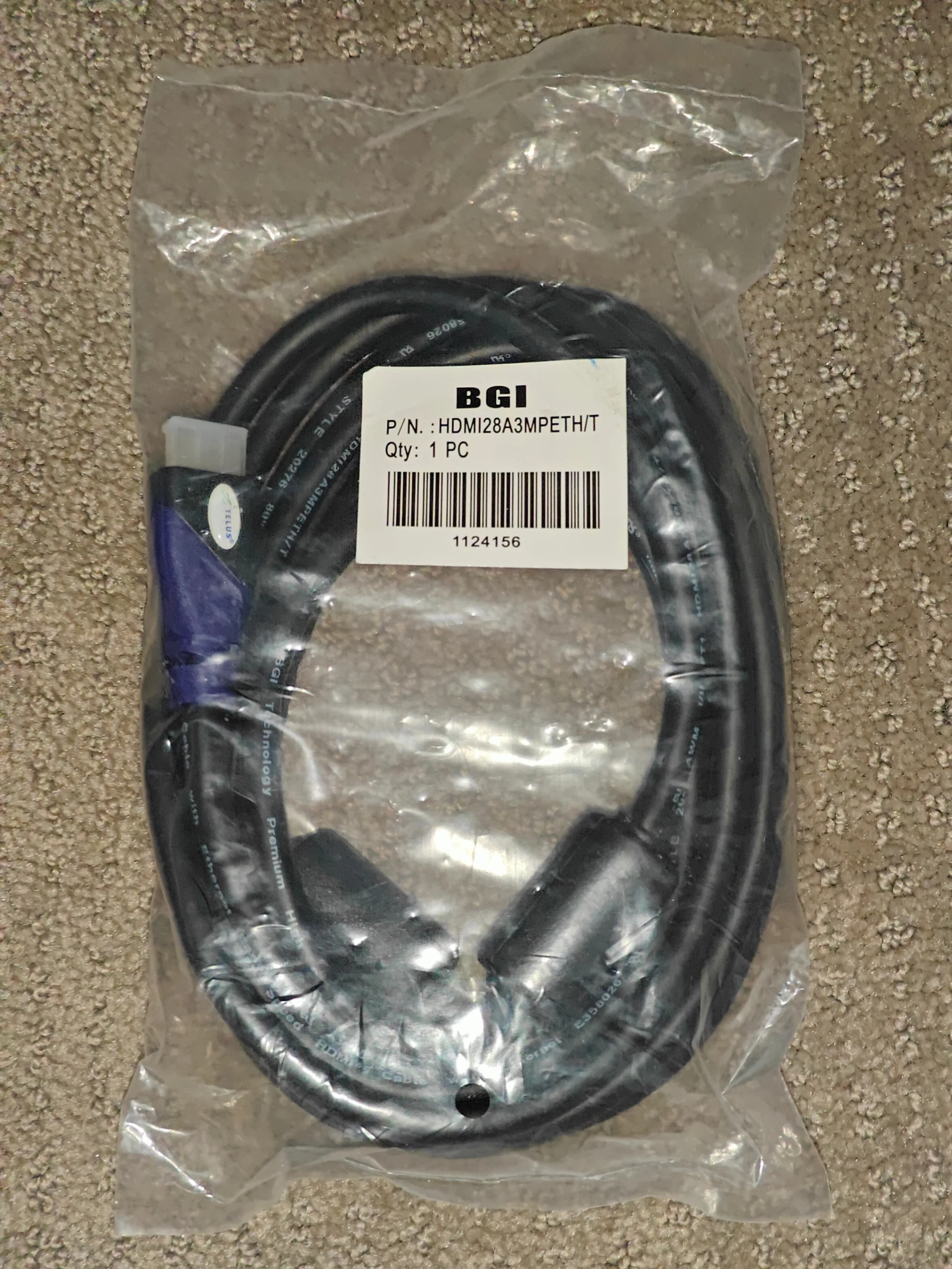 NEW HDMI Cable - Premium High Speed with Ethernet - 6 Feet Cord