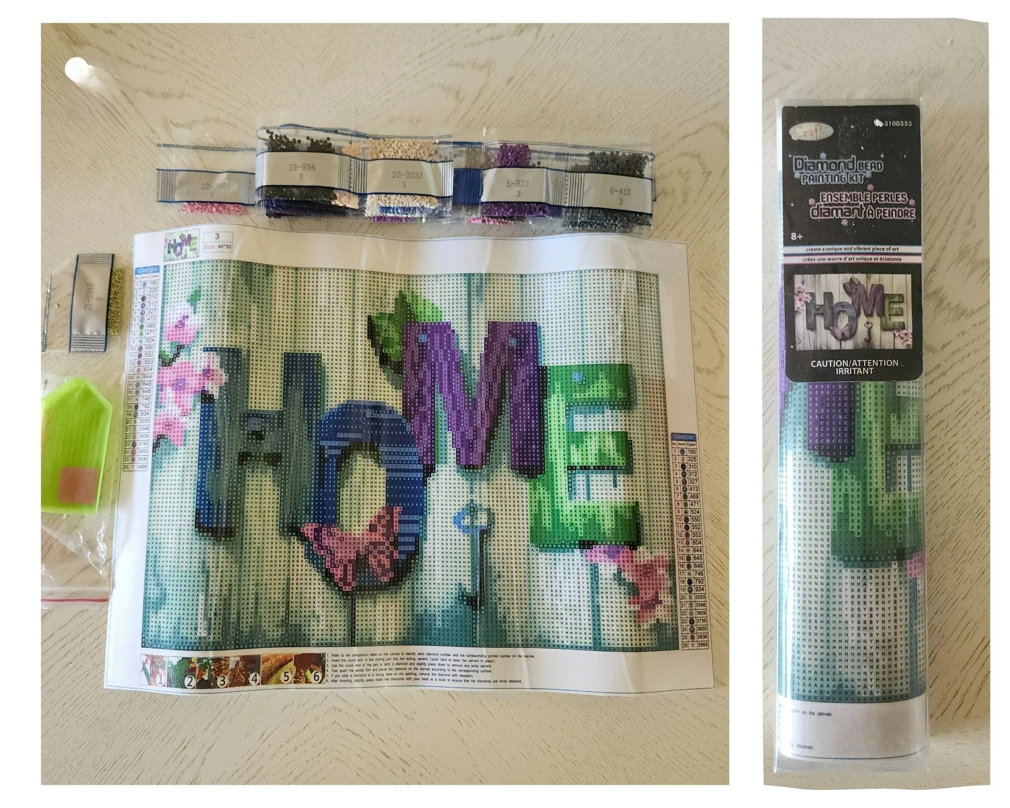 🥕 Diamond Dot Art Kit, HOME 🥕