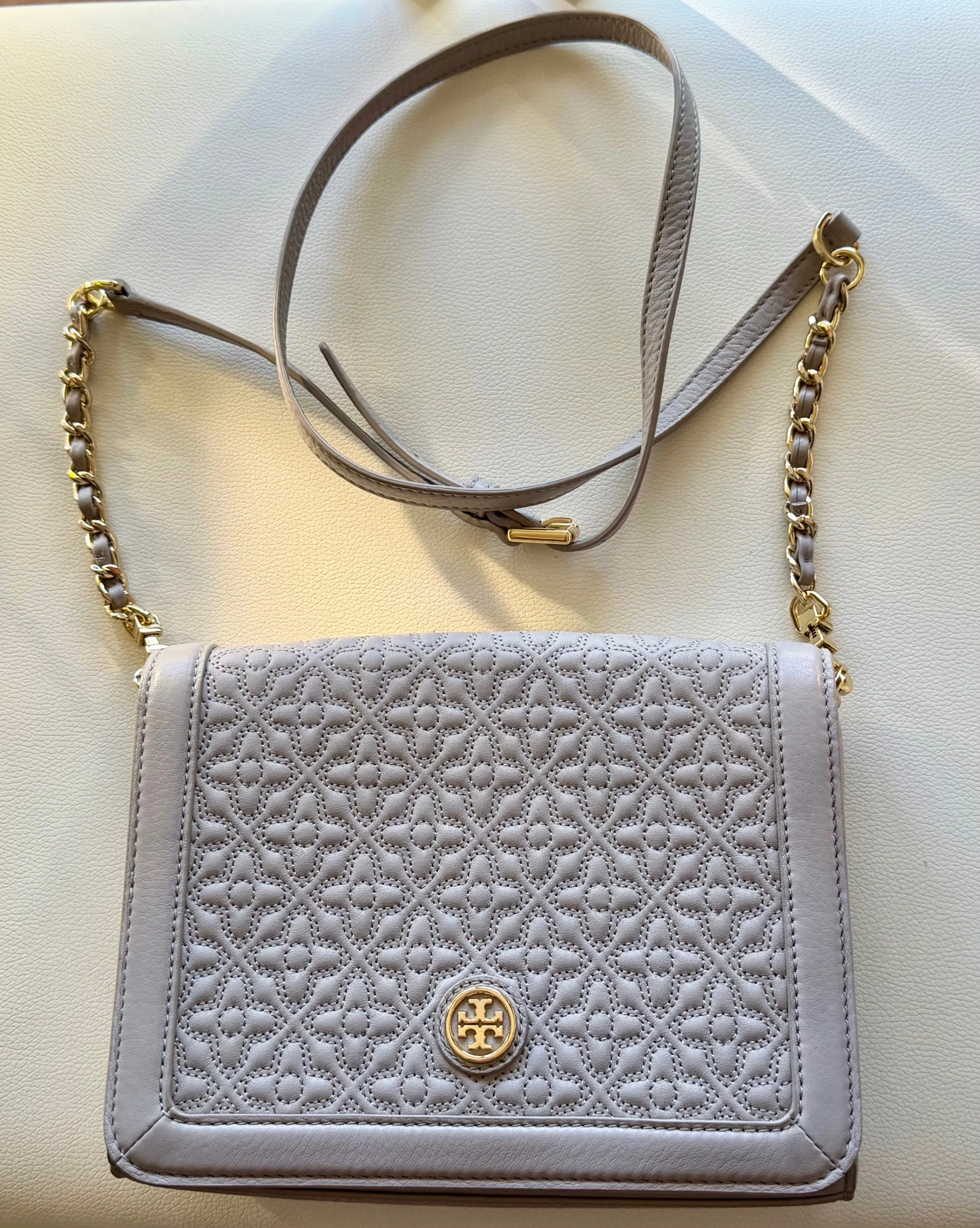 Tory Burch Quilted Crossbody – Like New thumbnail