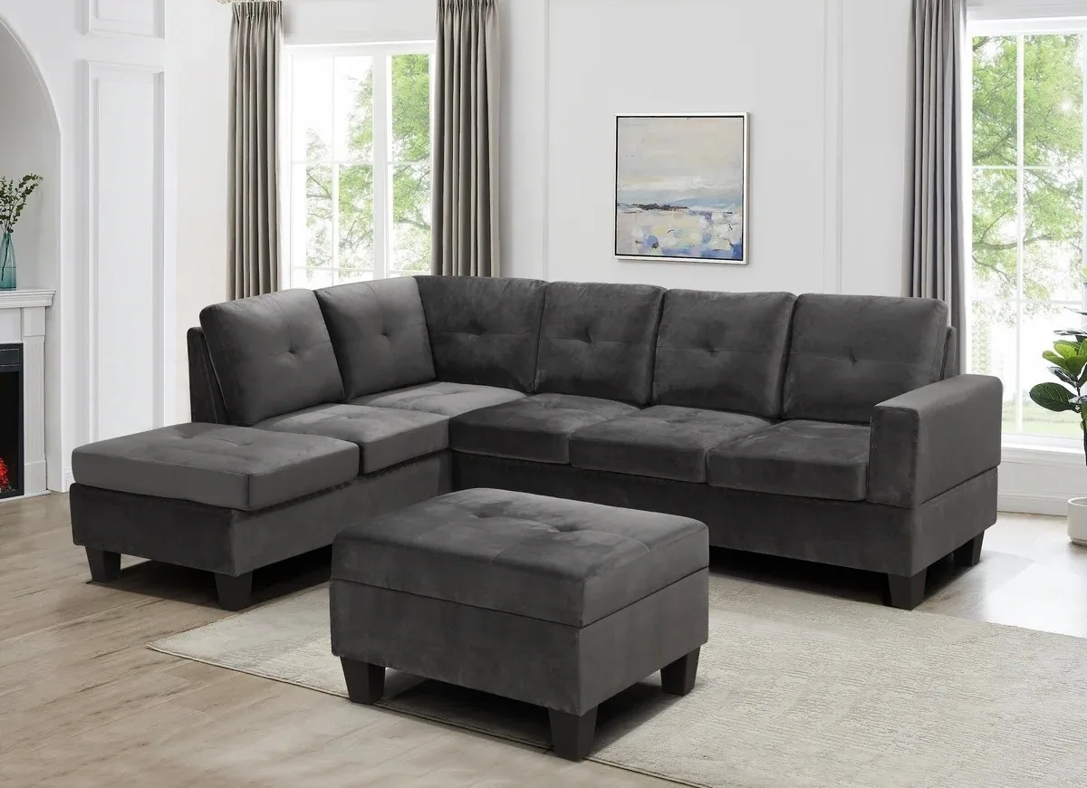 Brand new Fabric Sectional Sofa set only $798 image indicator(2)