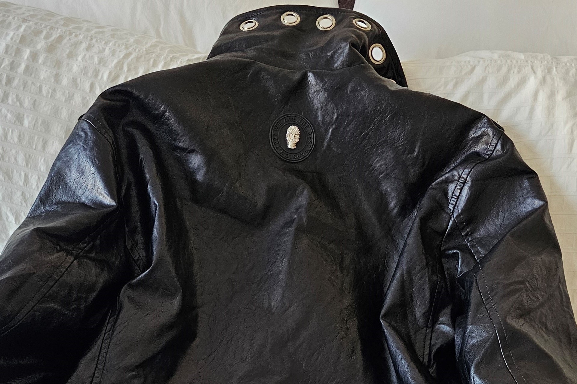 HARDSODA Ltd. Reptar Leather Look Men's Motorcycle Jacket, XL - photo 3