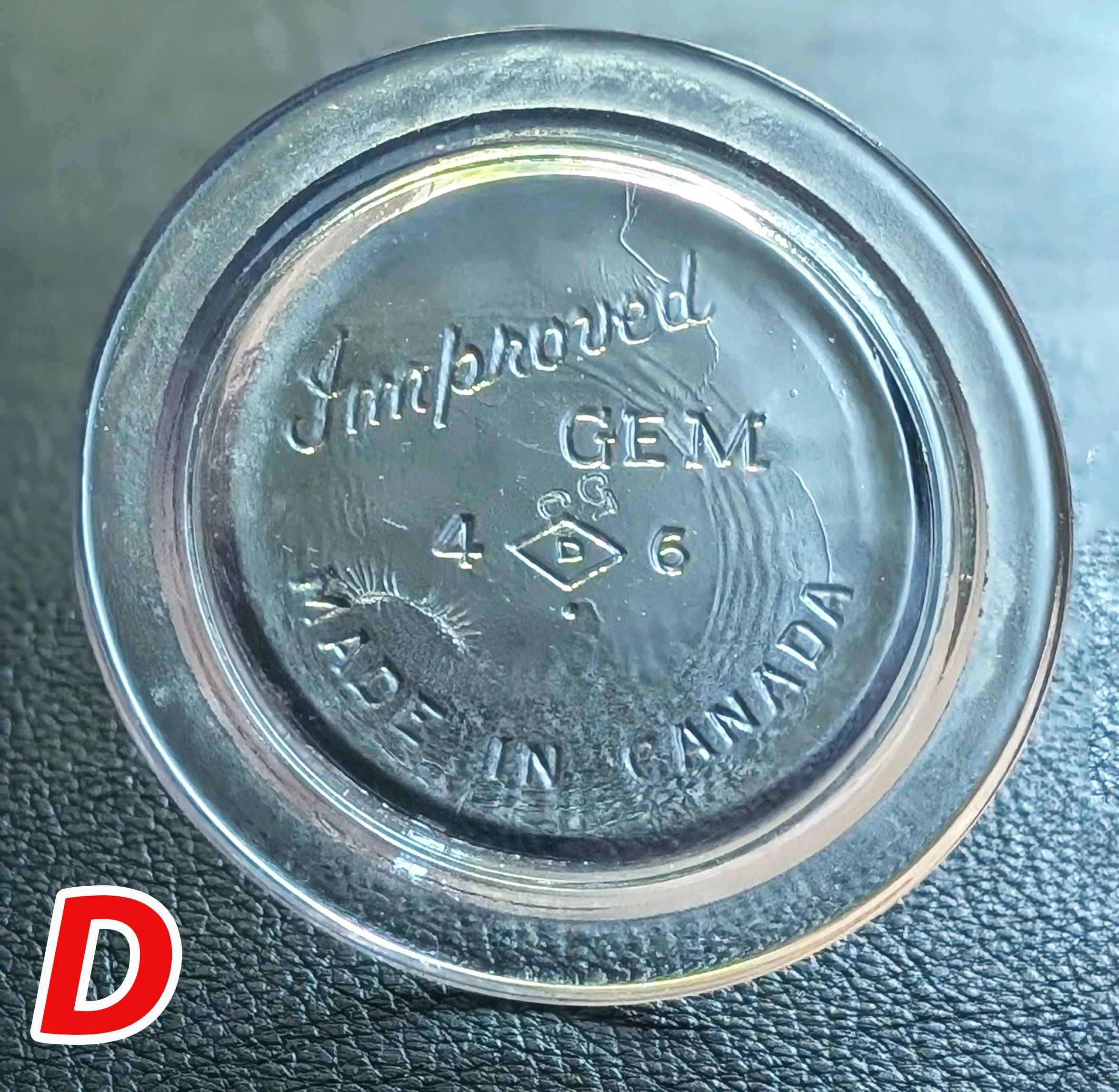 Vintage Glass Canning Jar Lids - $2 Each image indicator(5)