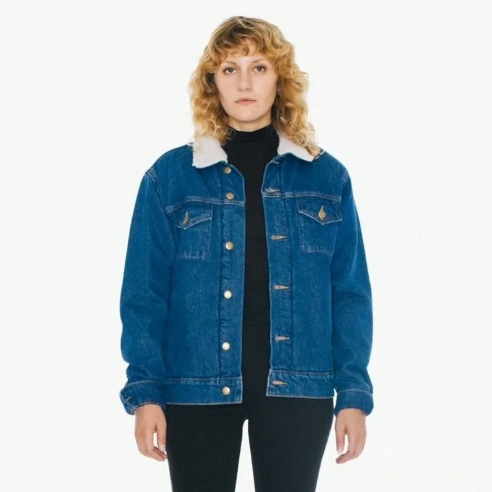 American Apparel Sherpa Denim Jacket thumbnail