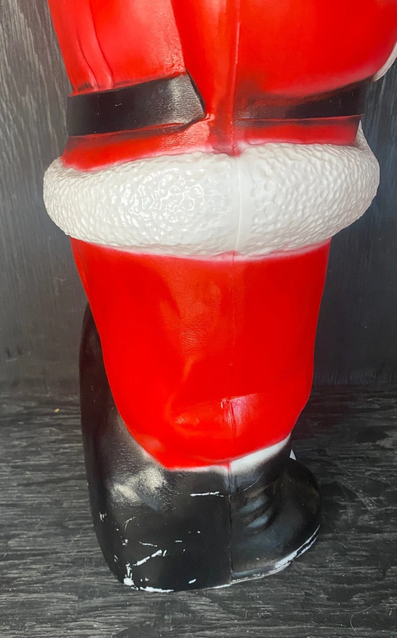 Vintage Union Products Plastic Blow Mold Illuminated Santa Claus image indicator(7)