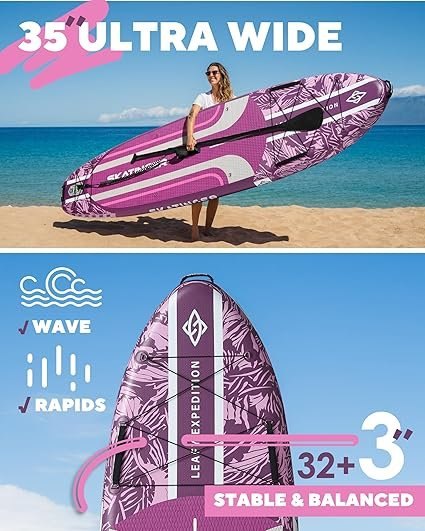 NEW 11'6" Paddle Board Ultra Stable for 2+1 People Full Kit - photo 2
