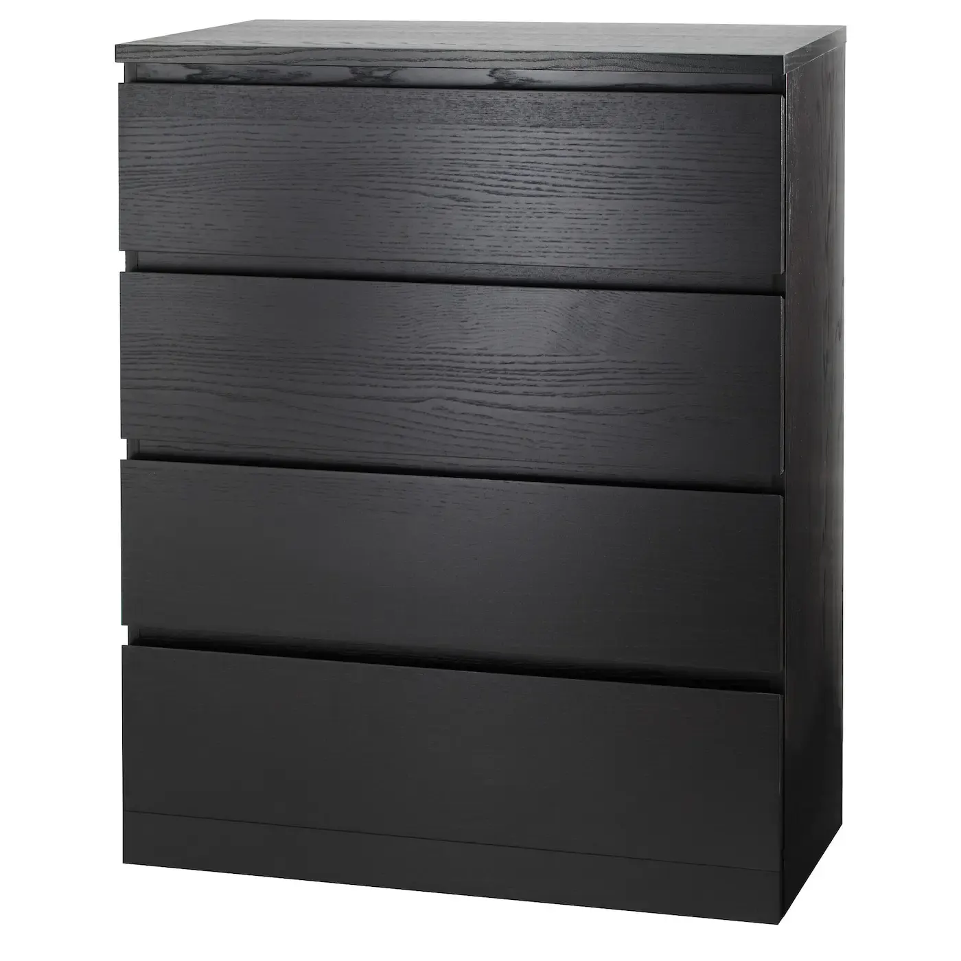 IKEA 4-Drawer Dresser – Black-Brown (Like New!)