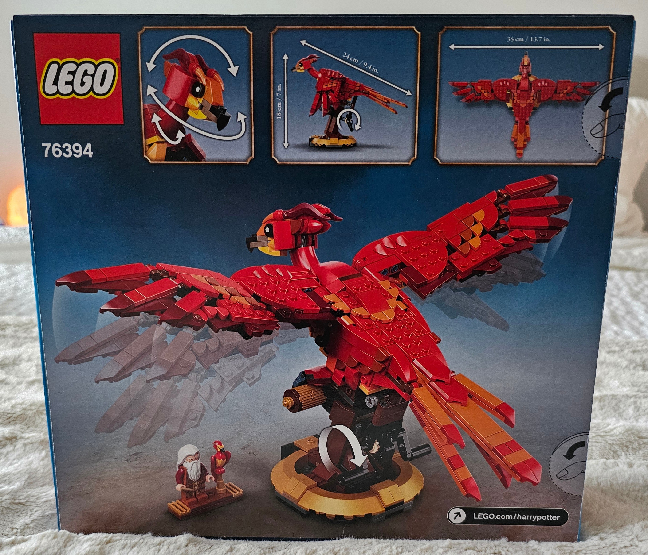 LEGO Harry Potter: Fawkes Dumbledore's Phoenix (#76394)-SEALED - photo 4