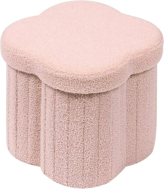 Storage Ottoman Cube, Ottoman w/Storage Teddy Cute Ottomans image indicator(4)
