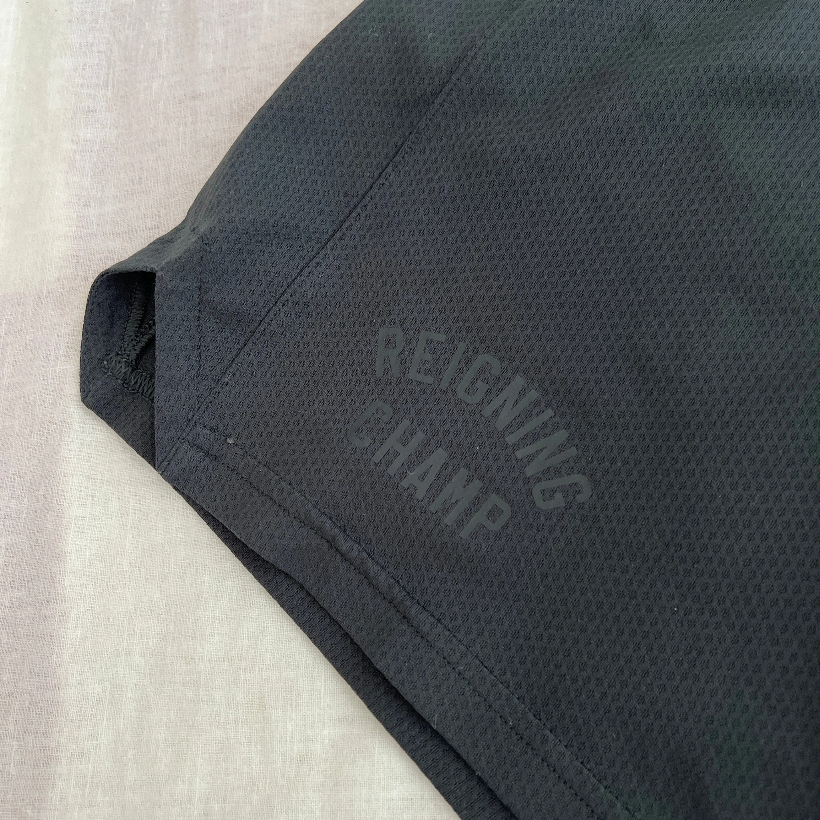 Reigning Champ Logo Gym Shorts Black - Small image indicator(4)