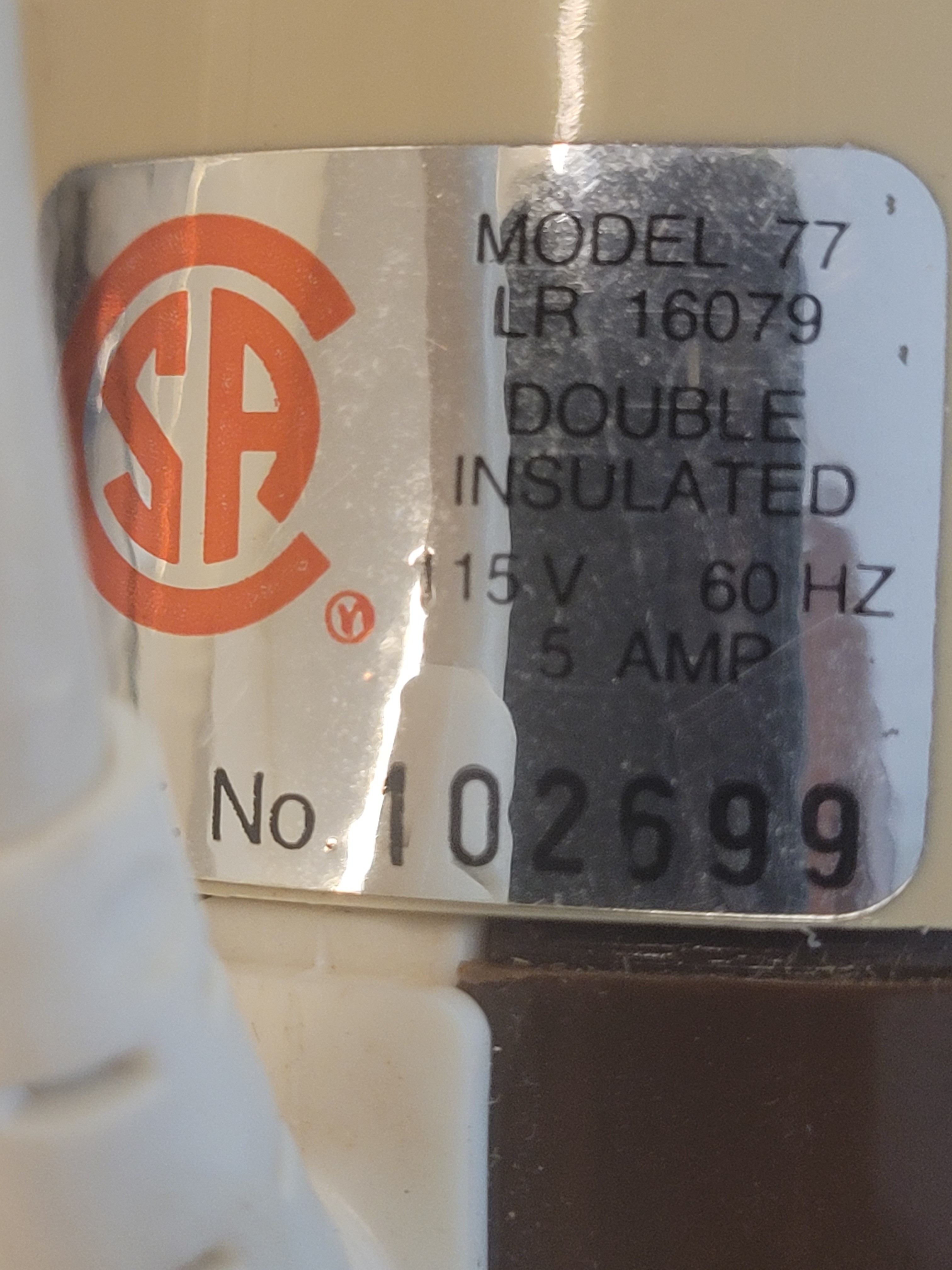 Vintage Sovereign Model 77 Electric Eraser - photo 3