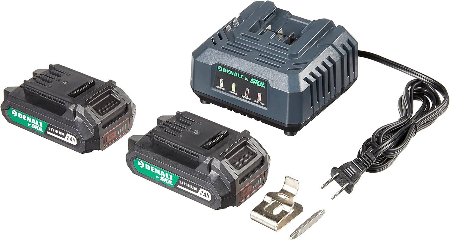Denali by SKIL 20V Drill Driver Kit, Includes Two 2.0Ah Battery - photo 3