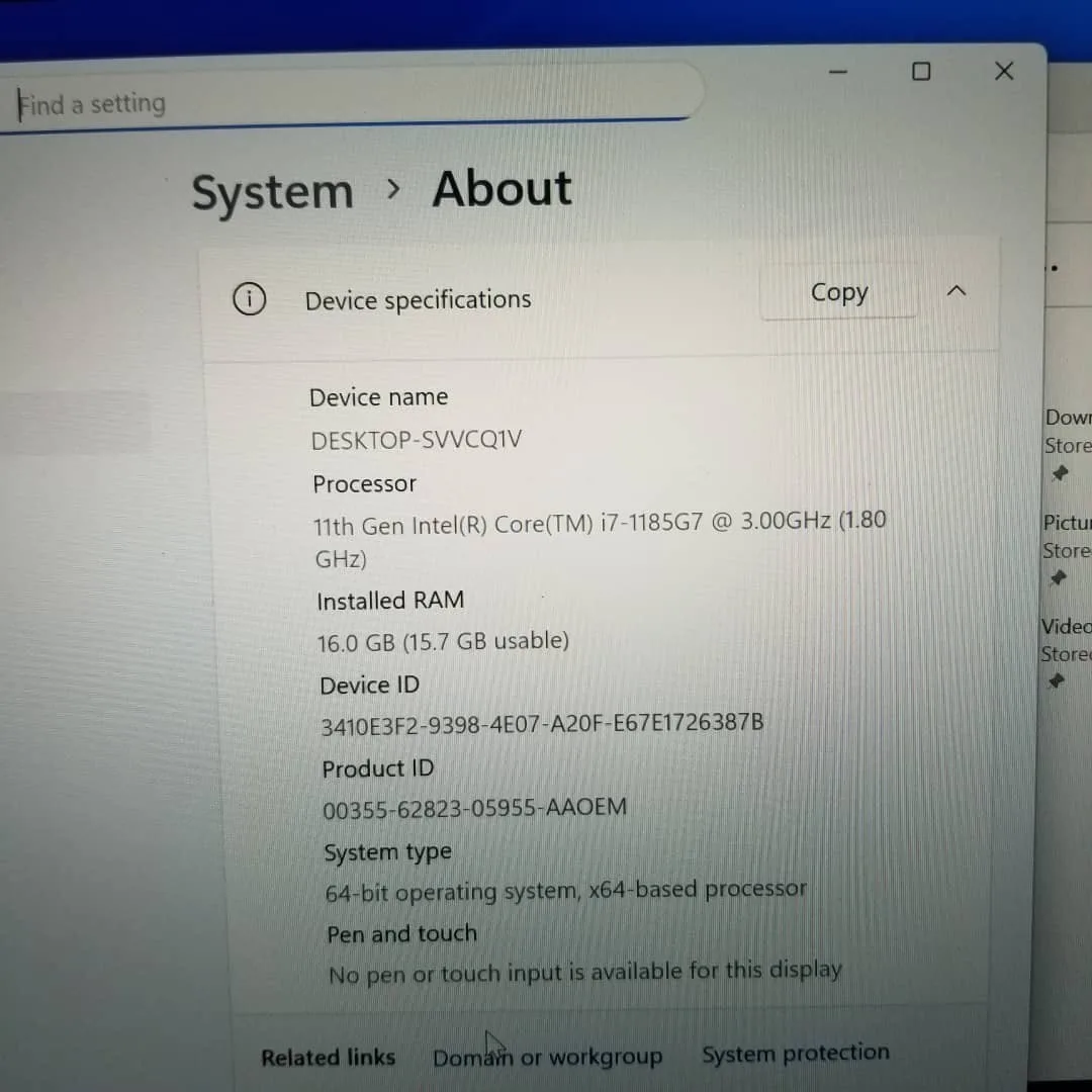 Dell Latitude 7420 Lapetop – i7 / 16GB RAM / 512GB SSD image indicator(2)