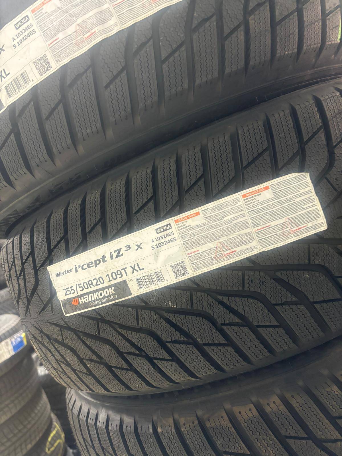 NEW 255/50/R20 Hankook snows-Q7/Atlas/F-Pace/ Velar/XC90/MDX/Pi - photo 2