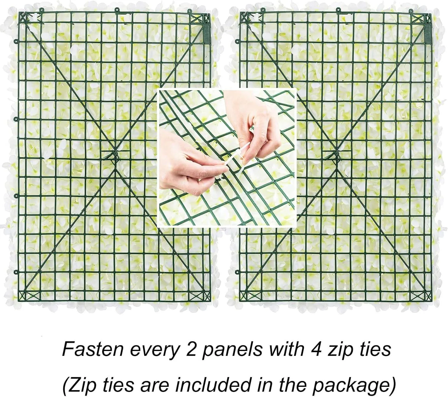 Blossom Red Artificial Floral Backdrop for Party image indicator(3)