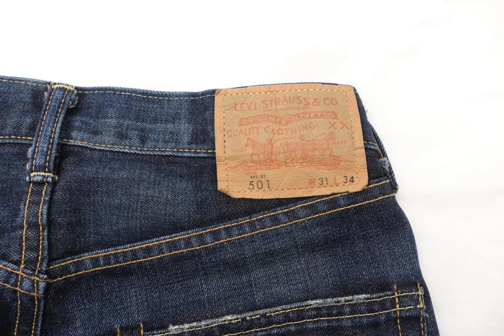 LVC Levis Vintage Clothing 66" 501 Selvedge Jeans - 30x32 image indicator(3)