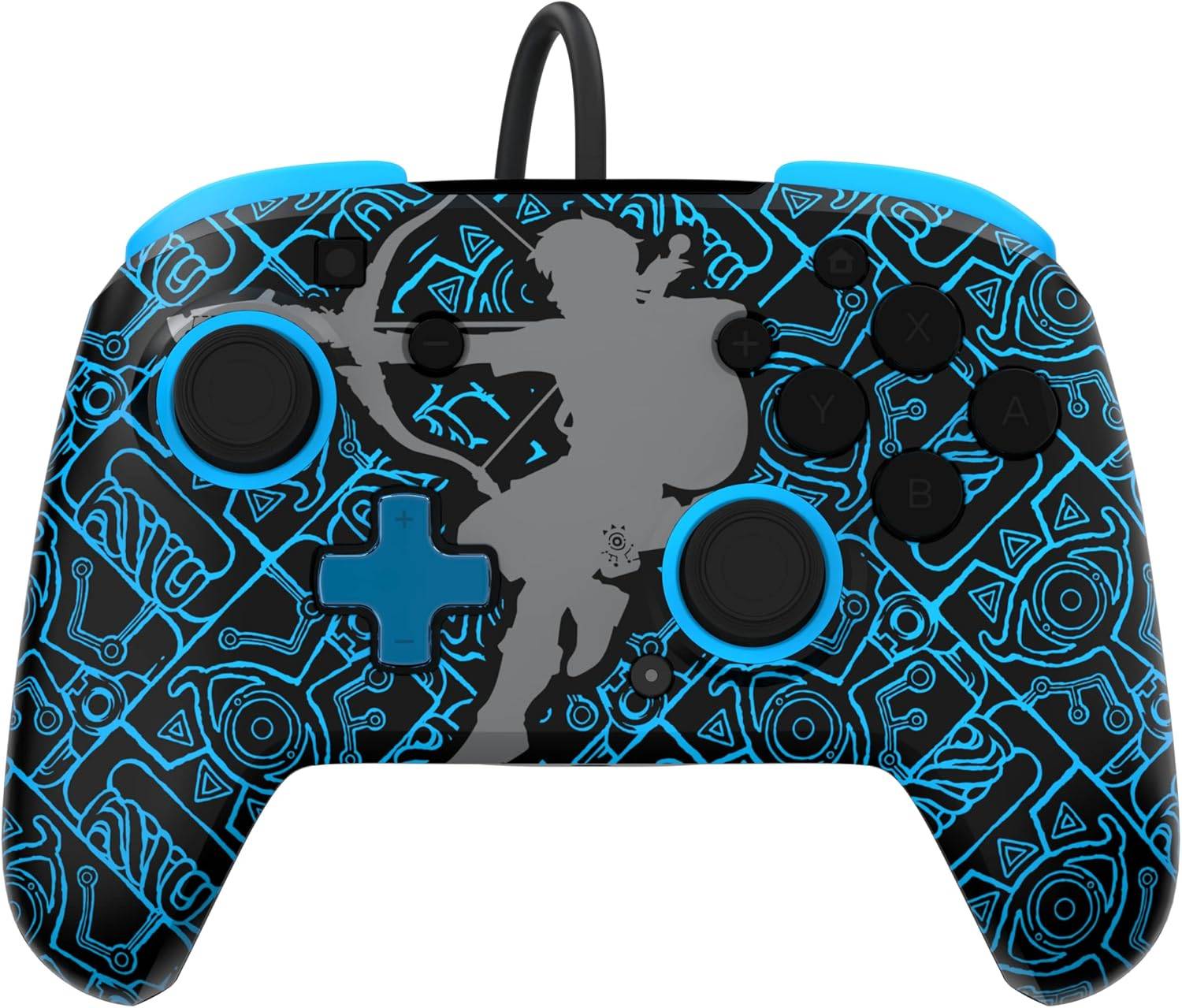 PDP REMATCH GLOW Wired Controller: Sheikah Shoot For Nintendo Sw - photo 5