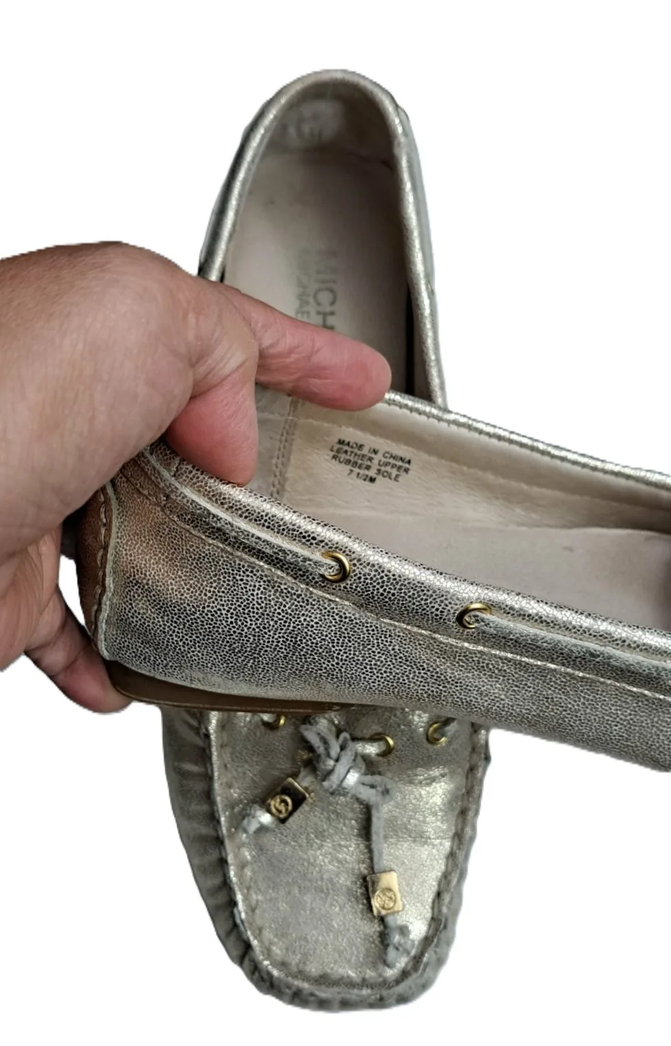 Genuine Michael Kors Leather Loafer