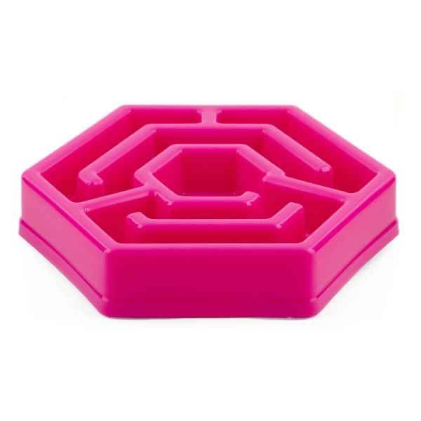 NIB Pink Hexagon Maze Dog Slow Feeder 🐶 AIKIOU