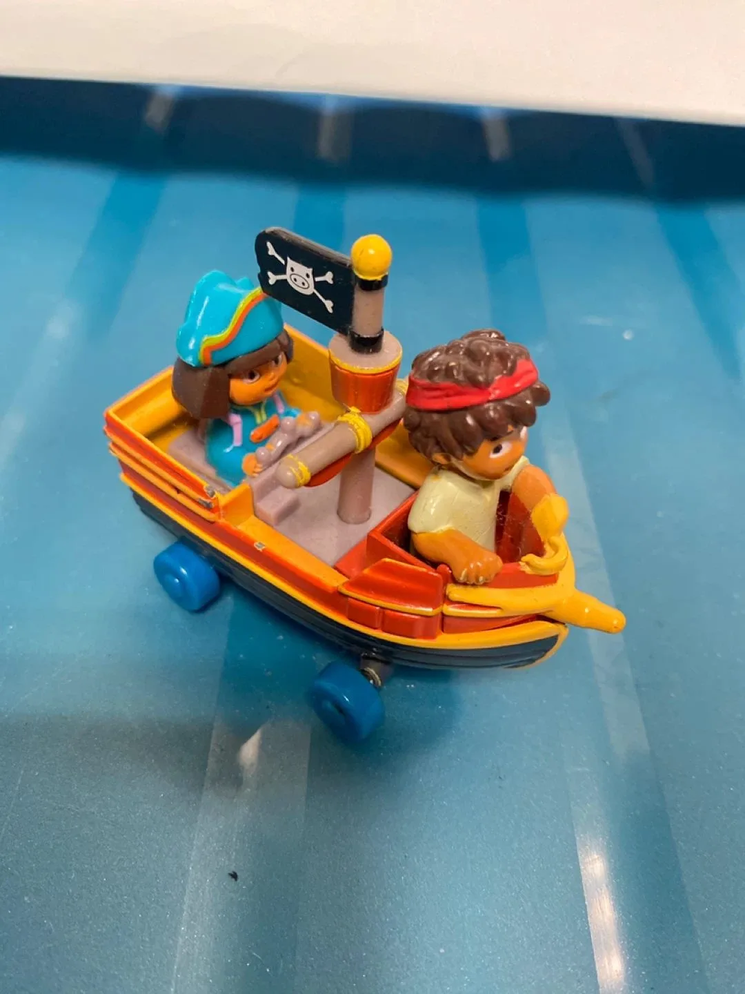 Dora the Explorer and Diego Metal toy ship thumbnail