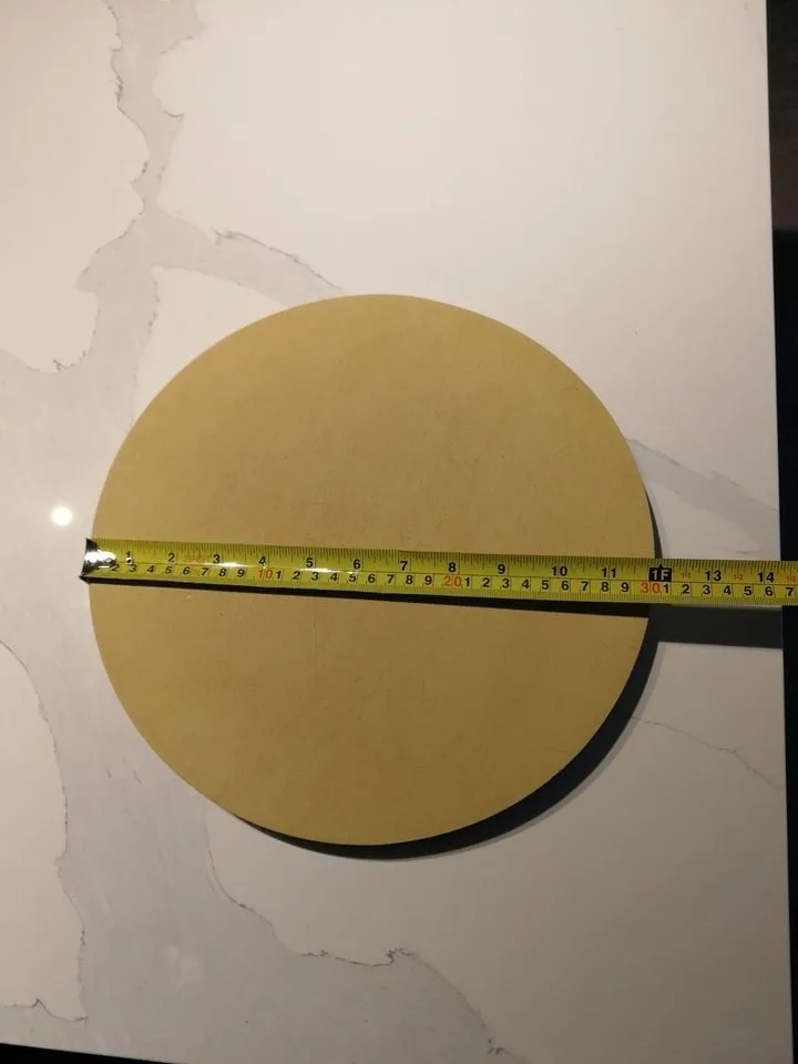 MINT SYNTHETIC RUBBER Heavy Duty 12" Round Cutting Board image indicator(2)