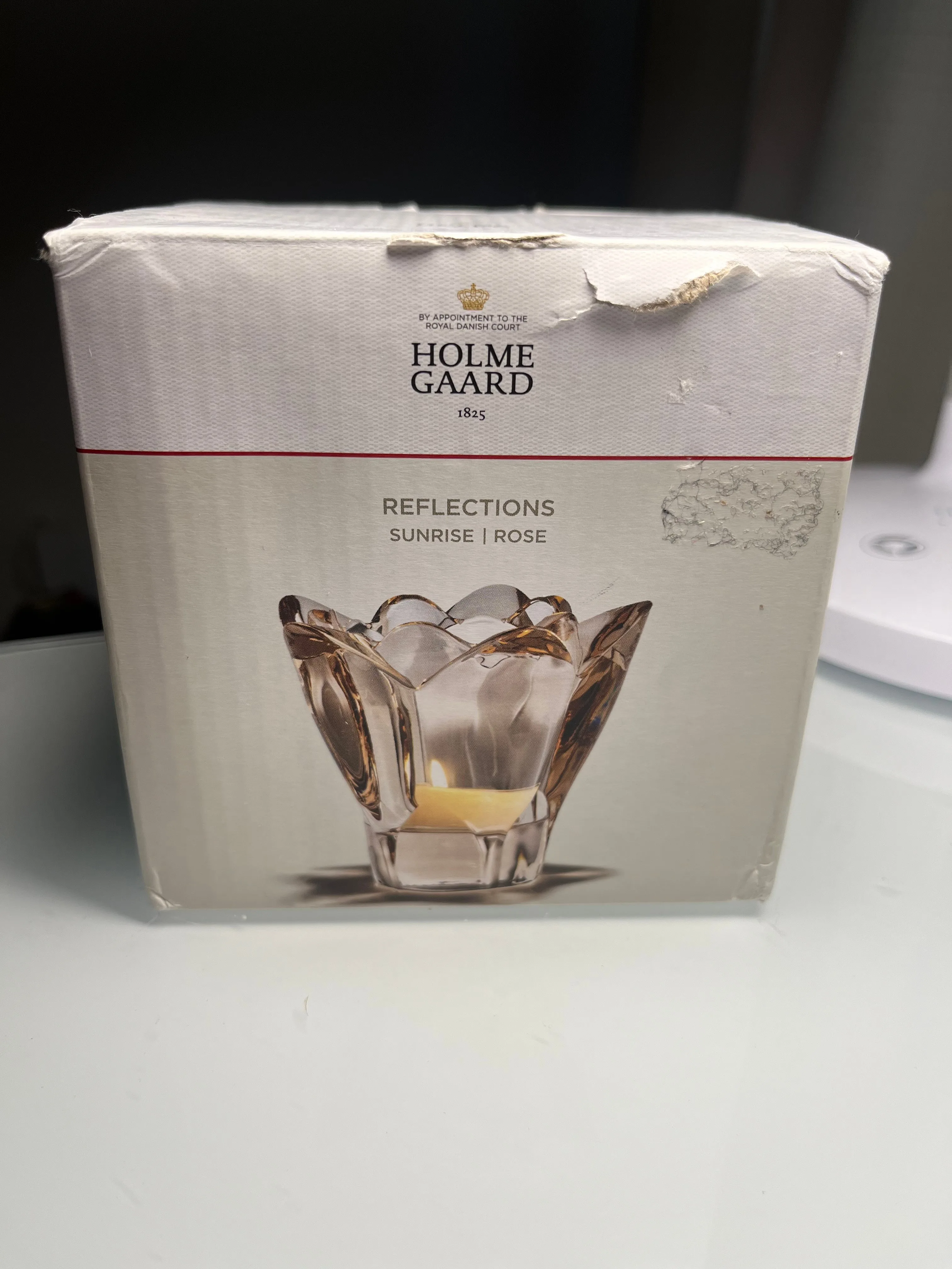 Homegaard Reflections Sunrise Candle Holder - Rose Colour image indicator(8)